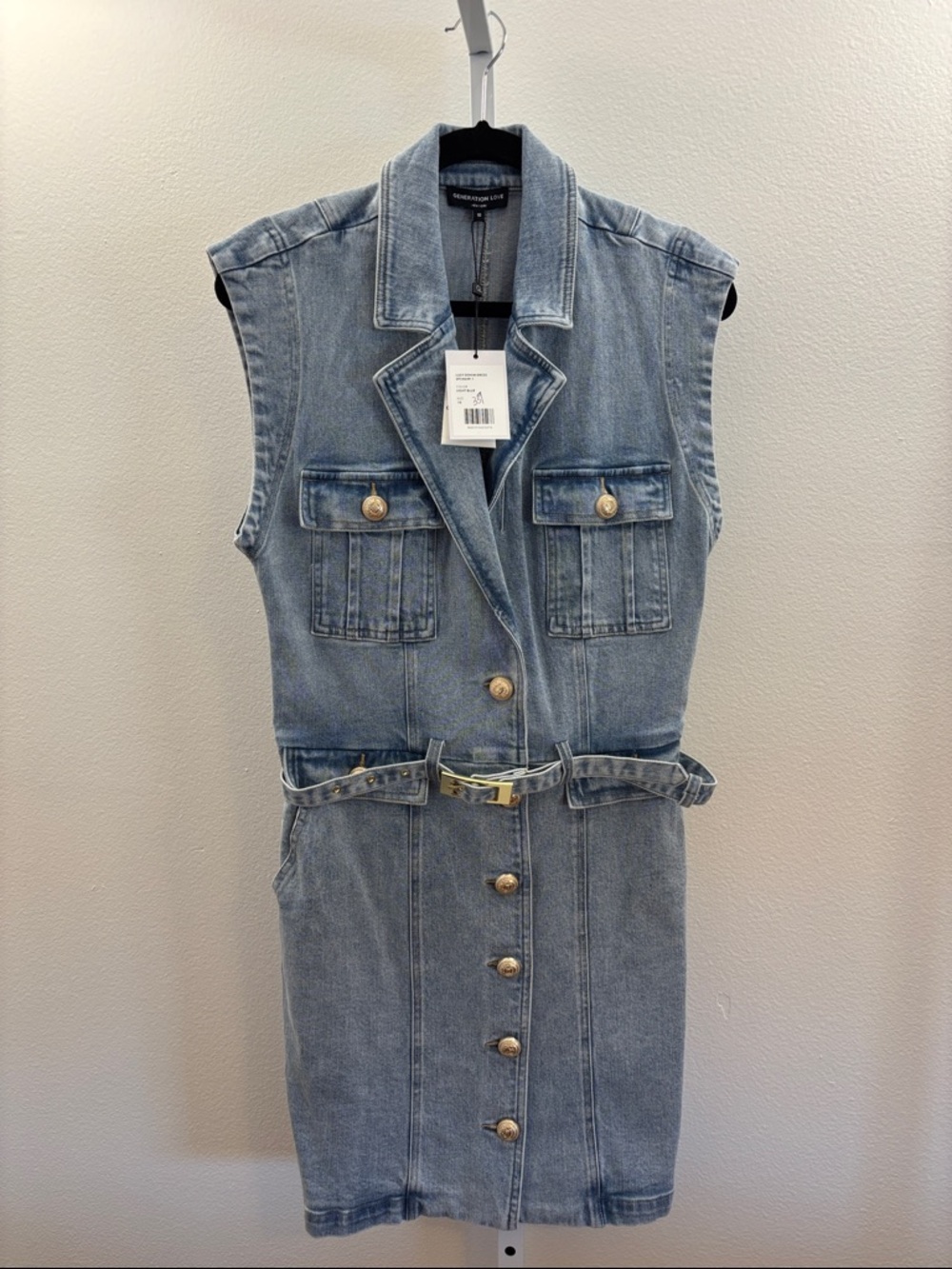 Generation Love Luey Denim Dress Size 10 New With Tags NWT - Picture 2 of 10
